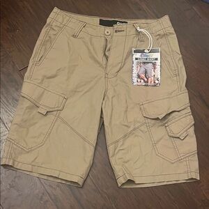 Plugg Men's Khaki Cargo Shorts